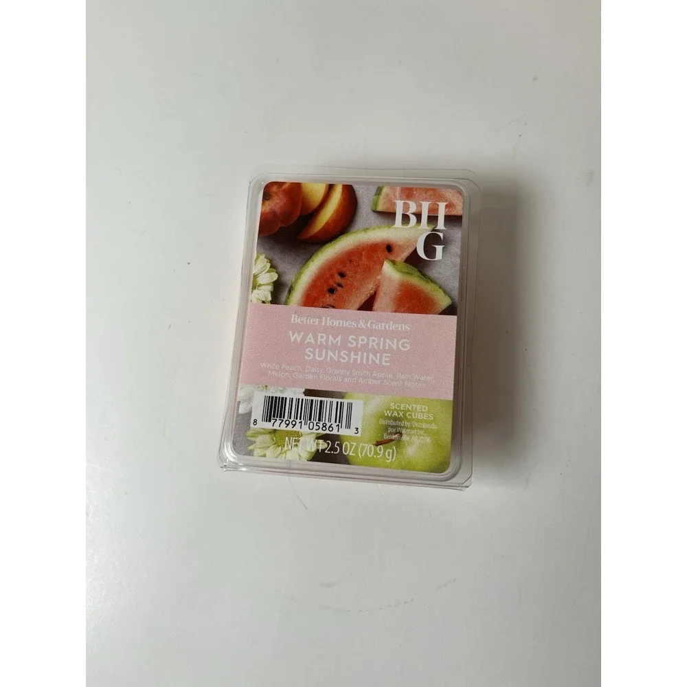4x Better Homes & Gardens Wax Melts Warm‎ Spring Sunshine 2.5oz NEW
